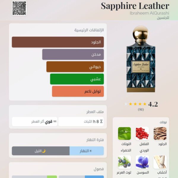 Sapphire Leather